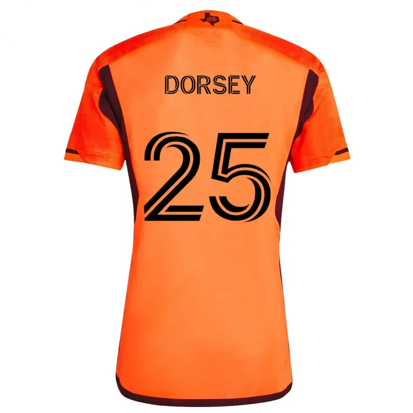 Danxen Dzieci Griffin Dorsey #25 Pomarańczowo-Czarny Domowa Koszulka 2024/25 Koszulki Klubowe