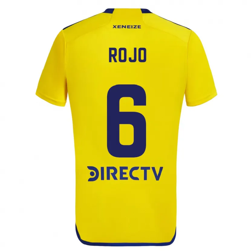 Danxen Dzieci Marcos Rojo #6 Yellow Blue Wyjazdowa Koszulka 2024/25 Koszulki Klubowe