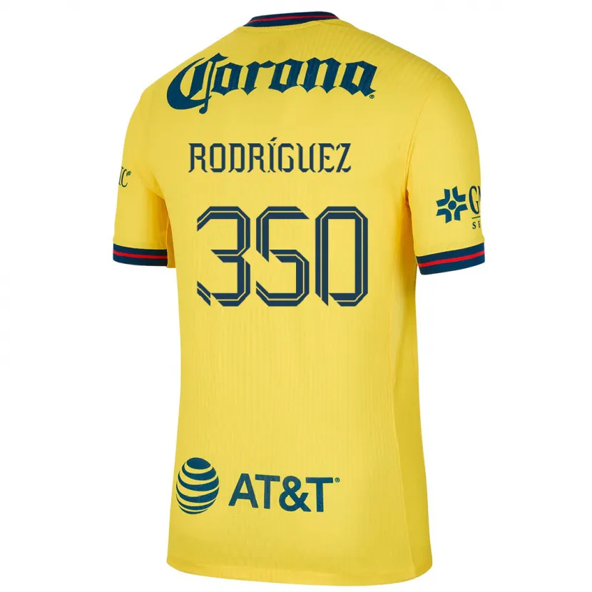 Danxen Kobiety Ángel Rodríguez #350 Yellow Blue Domowa Koszulka 2024/25 Koszulki Klubowe