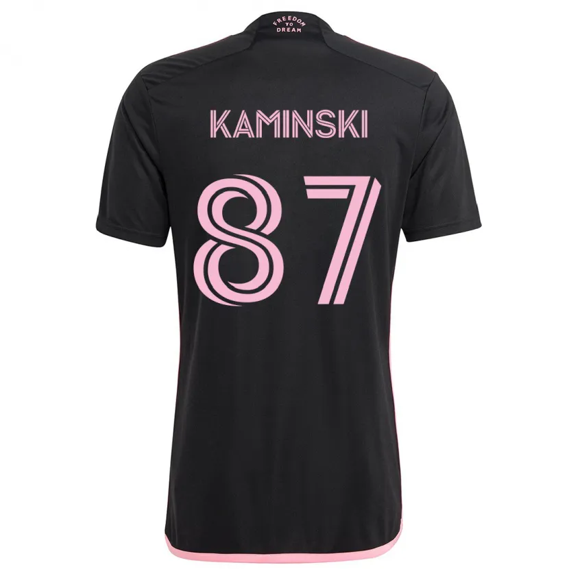 Danxen Kobiety Brett Kaminski #87 Czarny Wyjazdowa Koszulka 2024/25 Koszulki Klubowe