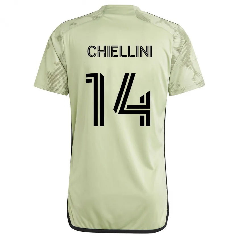 Danxen Kobiety Giorgio Chiellini #14 Jasnozielony Wyjazdowa Koszulka 2024/25 Koszulki Klubowe