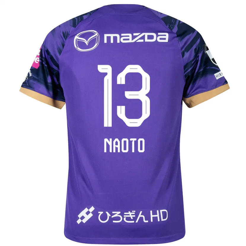 Danxen Dzieci Naoto Arai #13 Purple White Domowa Koszulka 2024/25 Koszulki Klubowe