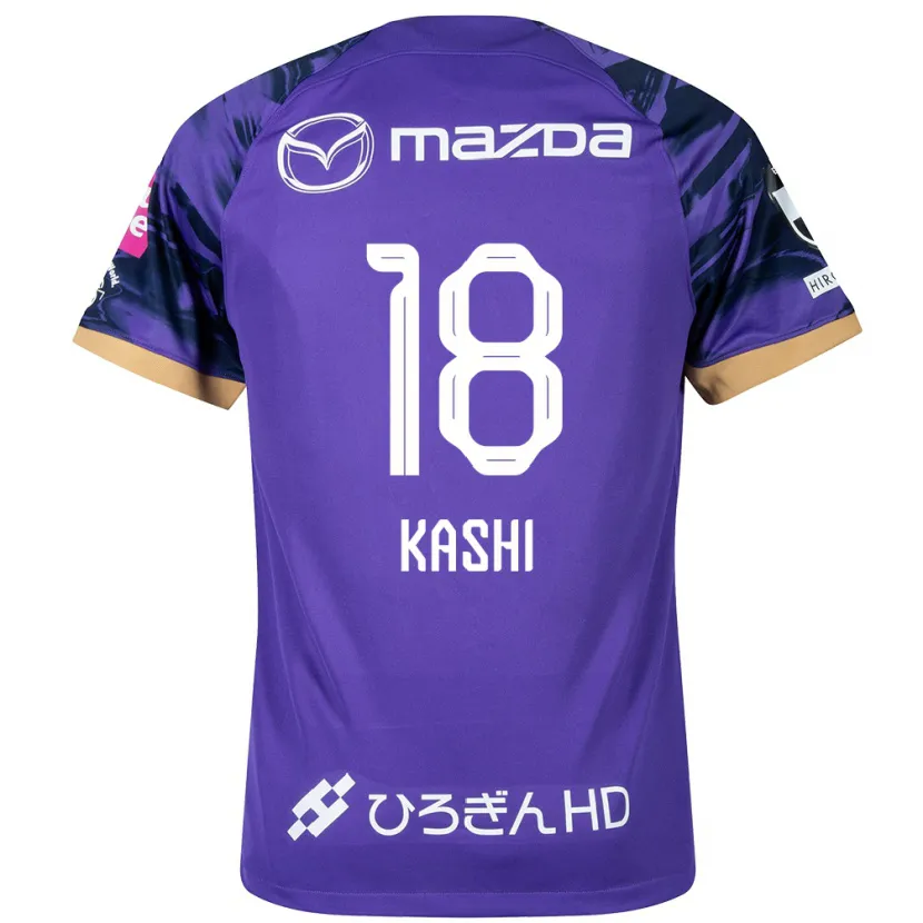 Danxen Dzieci Yoshifumi Kashiwa #18 Purple White Domowa Koszulka 2024/25 Koszulki Klubowe