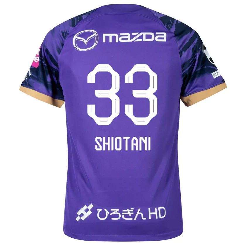 Danxen Dzieci Tsukasa Shiotani #33 Purple White Domowa Koszulka 2024/25 Koszulki Klubowe