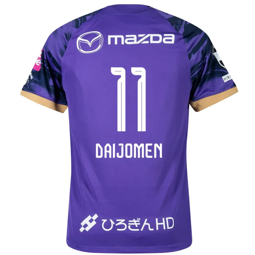 Danxen Dzieci Arashi Daijomen #11 Purple White Domowa Koszulka 2024/25 Koszulki Klubowe