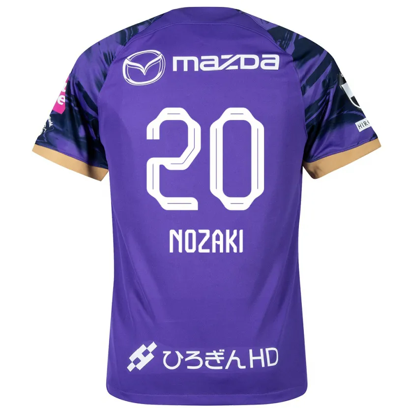 Danxen Dzieci Kota Nozaki #20 Purple White Domowa Koszulka 2024/25 Koszulki Klubowe