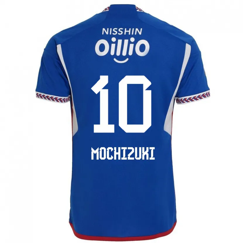 Danxen Męski Kohei Mochizuki #10 Niebieski Biały Czerwony Domowa Koszulka 2024/25 Koszulki Klubowe