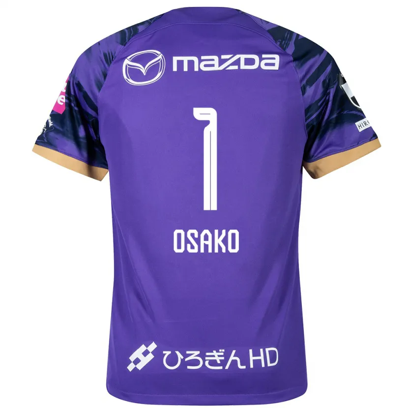 Danxen Męski Keisuke Osako #1 Purple White Domowa Koszulka 2024/25 Koszulki Klubowe