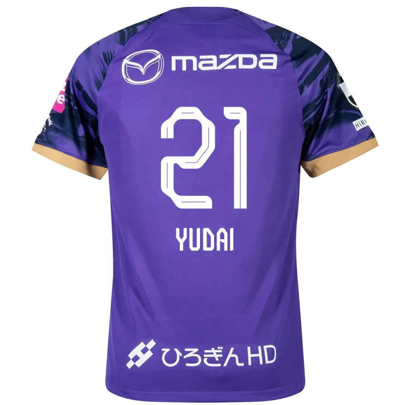 Danxen Męski Yudai Tanaka #21 Purple White Domowa Koszulka 2024/25 Koszulki Klubowe