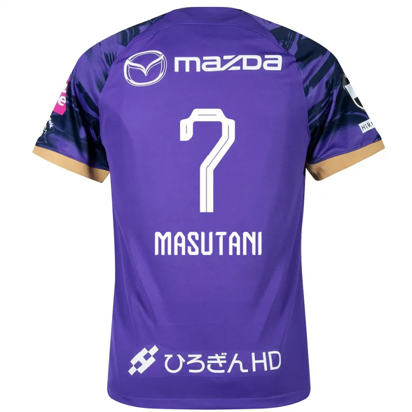 Danxen Męski Ayuki Masutani #7 Purple White Domowa Koszulka 2024/25 Koszulki Klubowe