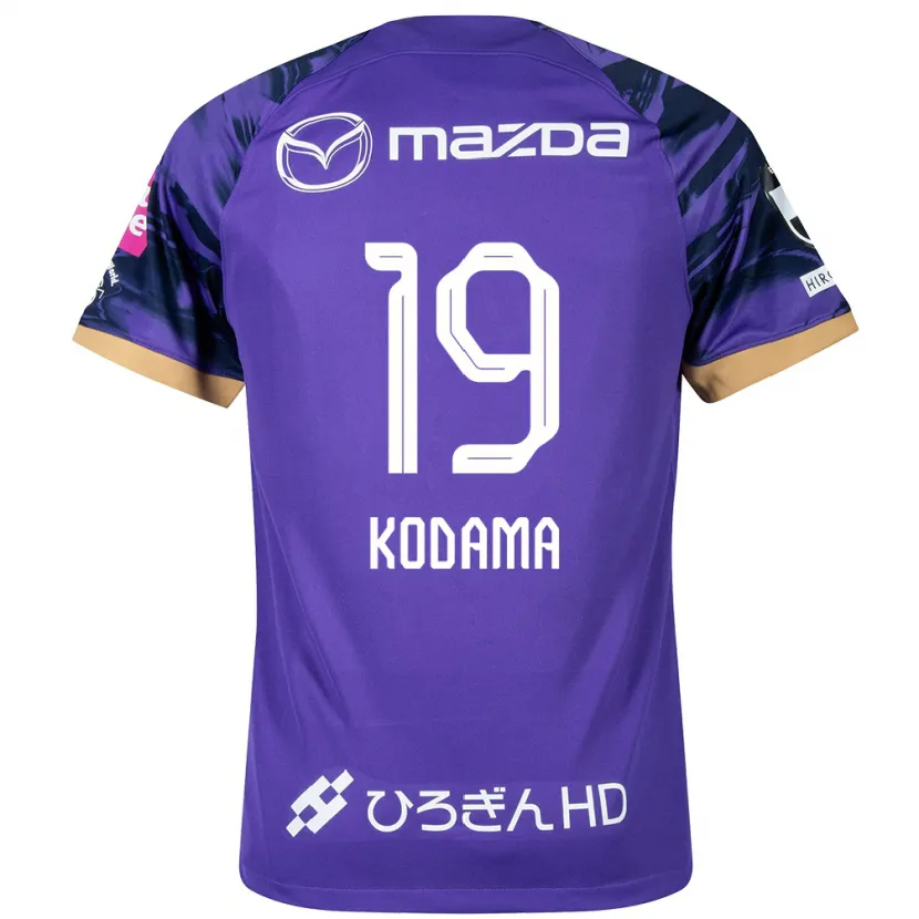 Danxen Męski Tsukasa Kodama #19 Purple White Domowa Koszulka 2024/25 Koszulki Klubowe