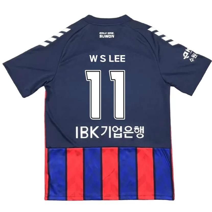 Danxen Męski Seung-Woo Lee #11 Niebieski Czerwony Domowa Koszulka 2024/25 Koszulki Klubowe