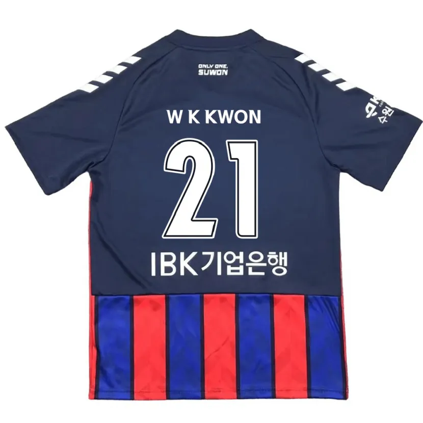 Danxen Męski Kyung-Won Kwon #21 Niebieski Czerwony Domowa Koszulka 2024/25 Koszulki Klubowe