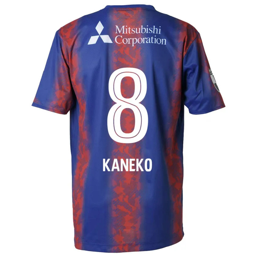 Danxen Kobiety Shunsuke Kaneko #8 Niebieski Czerwony Domowa Koszulka 2024/25 Koszulki Klubowe