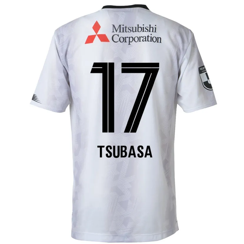 Danxen Kobiety Tsubasa Terayama #17 Biało-Czarny Wyjazdowa Koszulka 2024/25 Koszulki Klubowe