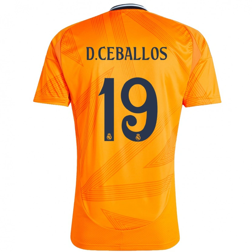 Danxen Dzieci Dani Ceballos #19 Pomarańczowy Wyjazdowa Koszulka 2024/25 Koszulki Klubowe