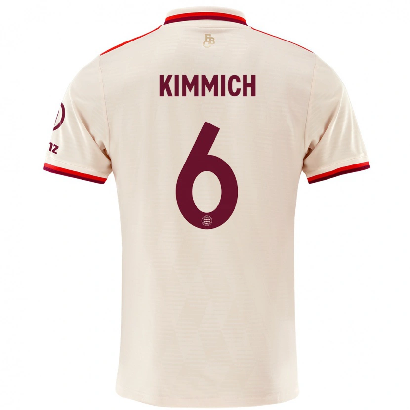 Danxen Dzieci Joshua Kimmich #6 Lniany Trzeci Komplet Koszulka 2024/25 Koszulki Klubowe