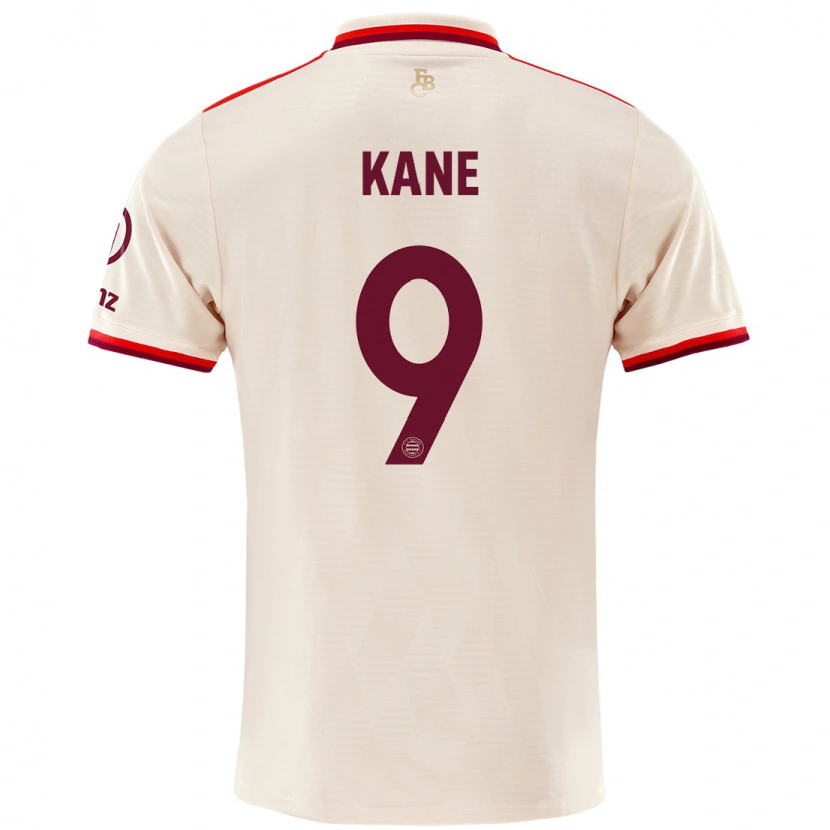 Danxen Dzieci Harry Kane #9 Lniany Trzeci Komplet Koszulka 2024/25 Koszulki Klubowe