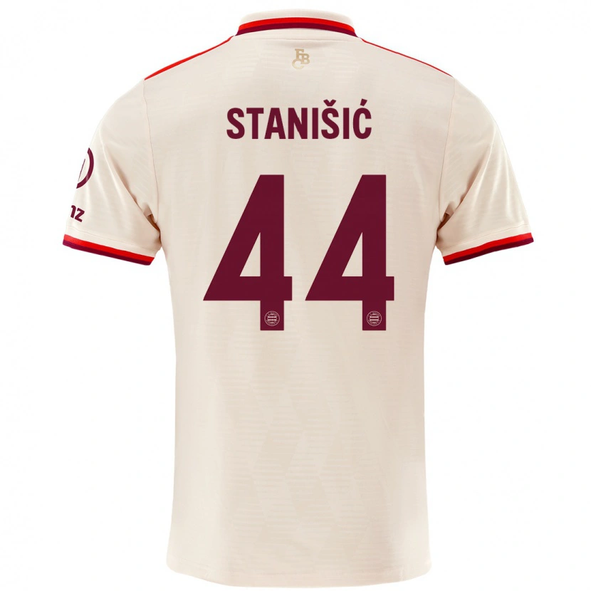 Danxen Dzieci Josip Stanisic #44 Lniany Trzeci Komplet Koszulka 2024/25 Koszulki Klubowe