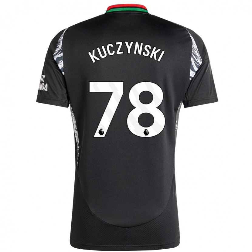 Danxen Kobiety Max Kuczynski #78 Czarny Wyjazdowa Koszulka 2024/25 Koszulki Klubowe