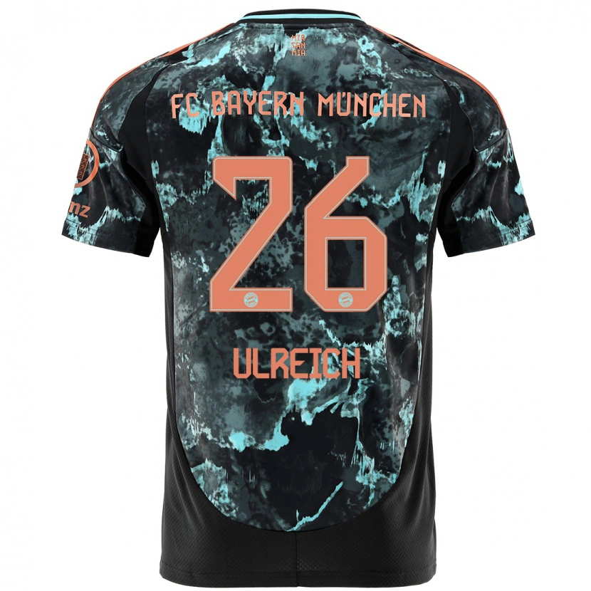 Danxen Kobiety Sven Ulreich #26 Czarny Wyjazdowa Koszulka 2024/25 Koszulki Klubowe