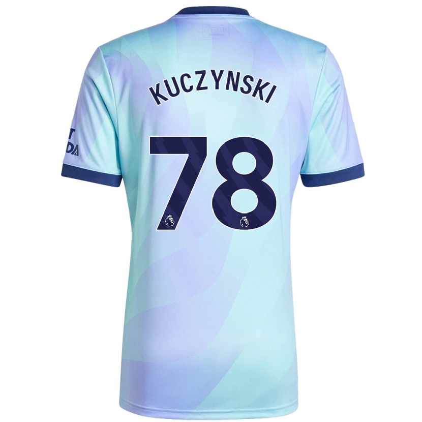 Danxen Kobiety Max Kuczynski #78 Aqua Trzeci Komplet Koszulka 2024/25 Koszulki Klubowe