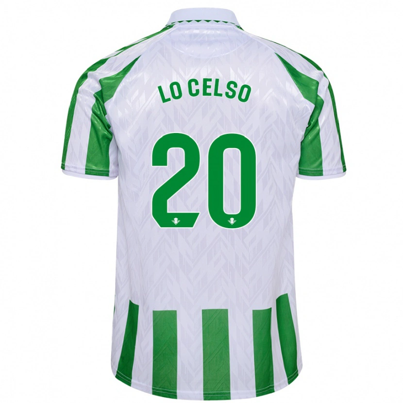 Danxen Dzieci Giovani Lo Celso #20 Biały Niebieski Domowa Koszulka 2024/25 Koszulki Klubowe