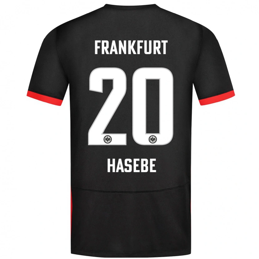 Danxen Dzieci Makoto Hasebe #20 Czarny Wyjazdowa Koszulka 2024/25 Koszulki Klubowe