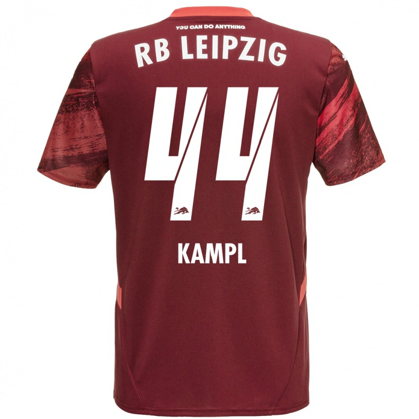 Danxen Męski Kevin Kampl #44 Burgundowy Wyjazdowa Koszulka 2024/25 Koszulki Klubowe