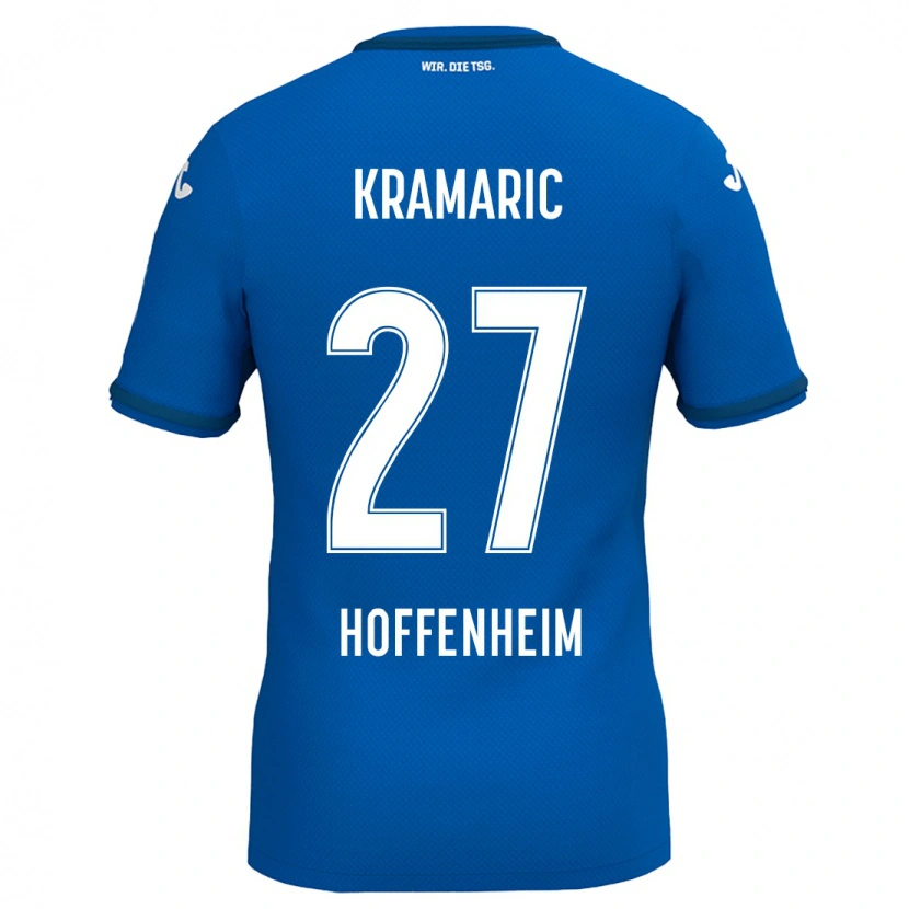 Danxen Kobiety Andrej Kramaric #27 Królewski Niebieski Domowa Koszulka 2024/25 Koszulki Klubowe