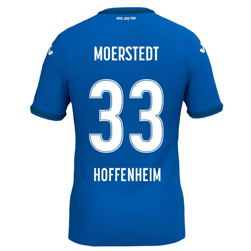 Danxen Kobiety Max Moerstedt #33 Królewski Niebieski Domowa Koszulka 2024/25 Koszulki Klubowe