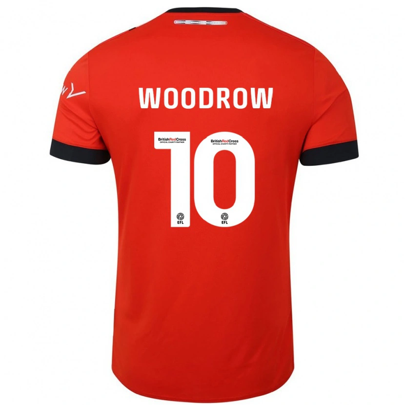 Danxen Dzieci Cauley Woodrow #10 Pomarańczowy Czarny Domowa Koszulka 2024/25 Koszulki Klubowe