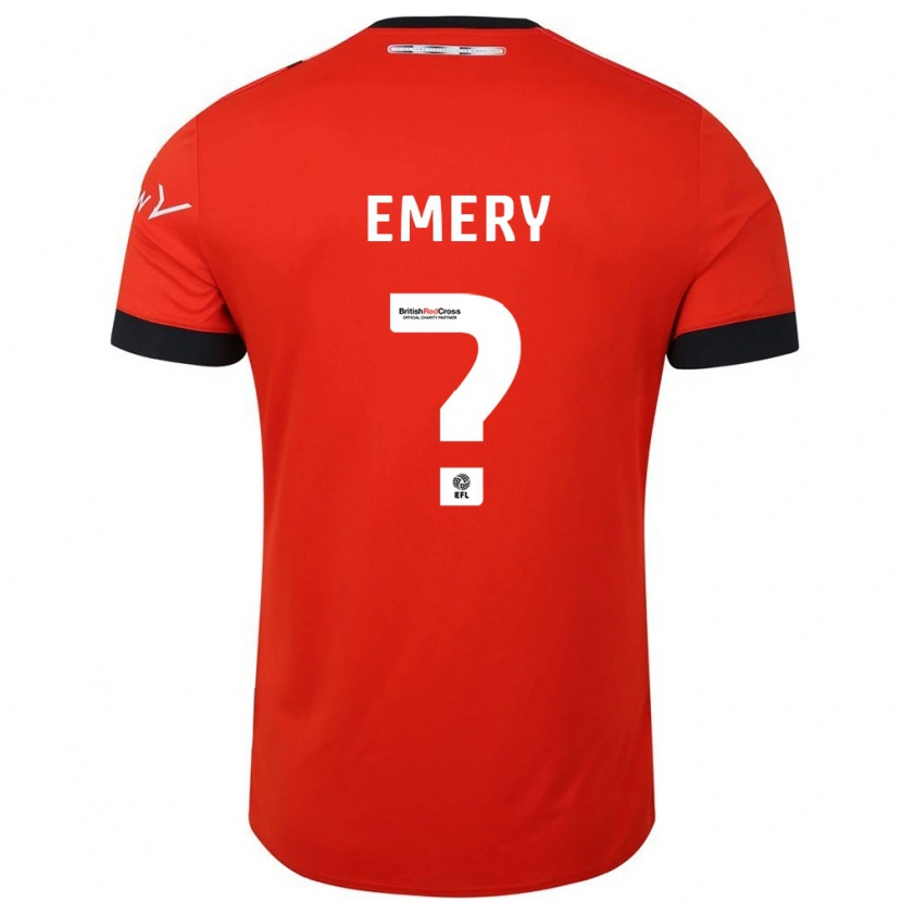 Danxen Dzieci Charlie Emery #0 Pomarańczowy Czarny Domowa Koszulka 2024/25 Koszulki Klubowe