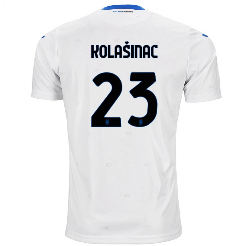 Danxen Dzieci Sead Kolasinac #23 Biały Wyjazdowa Koszulka 2024/25 Koszulki Klubowe