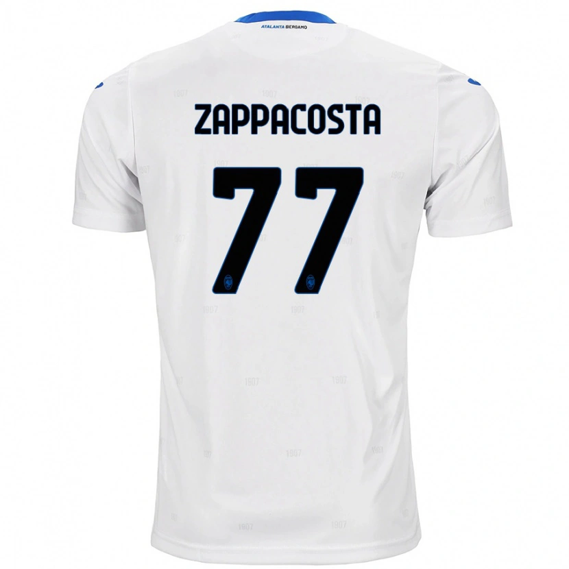 Danxen Dzieci Davide Zappacosta #77 Biały Wyjazdowa Koszulka 2024/25 Koszulki Klubowe