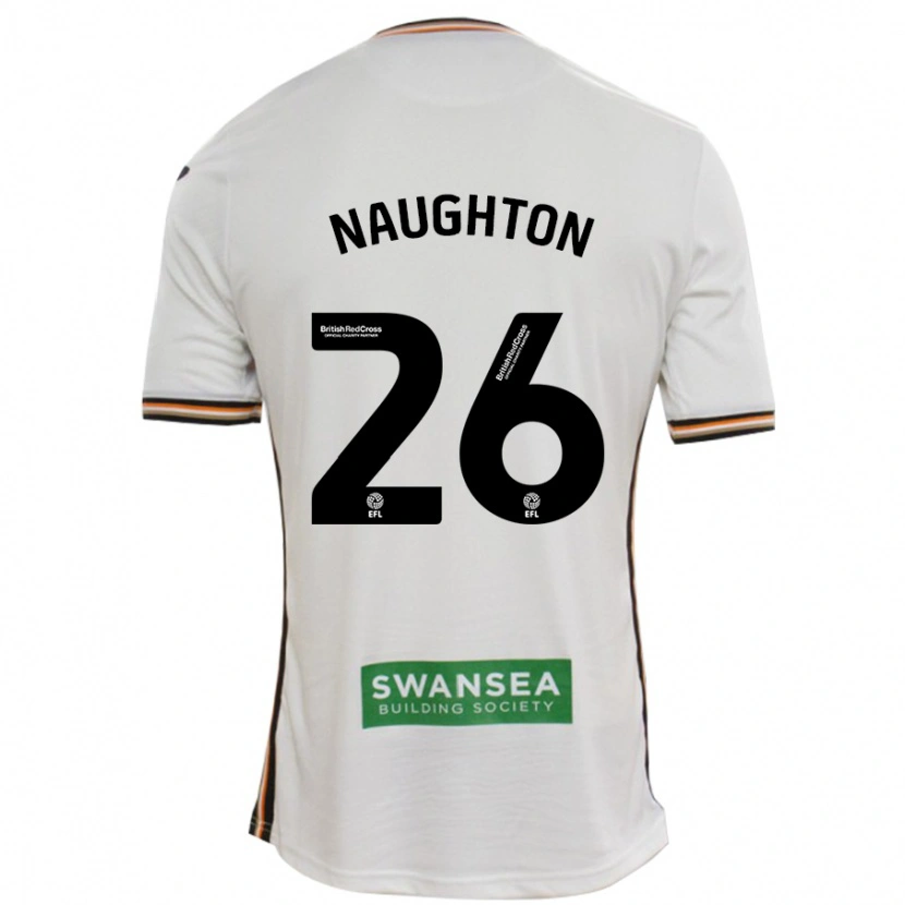 Danxen Dzieci Kyle Naughton #26 Biały Domowa Koszulka 2024/25 Koszulki Klubowe