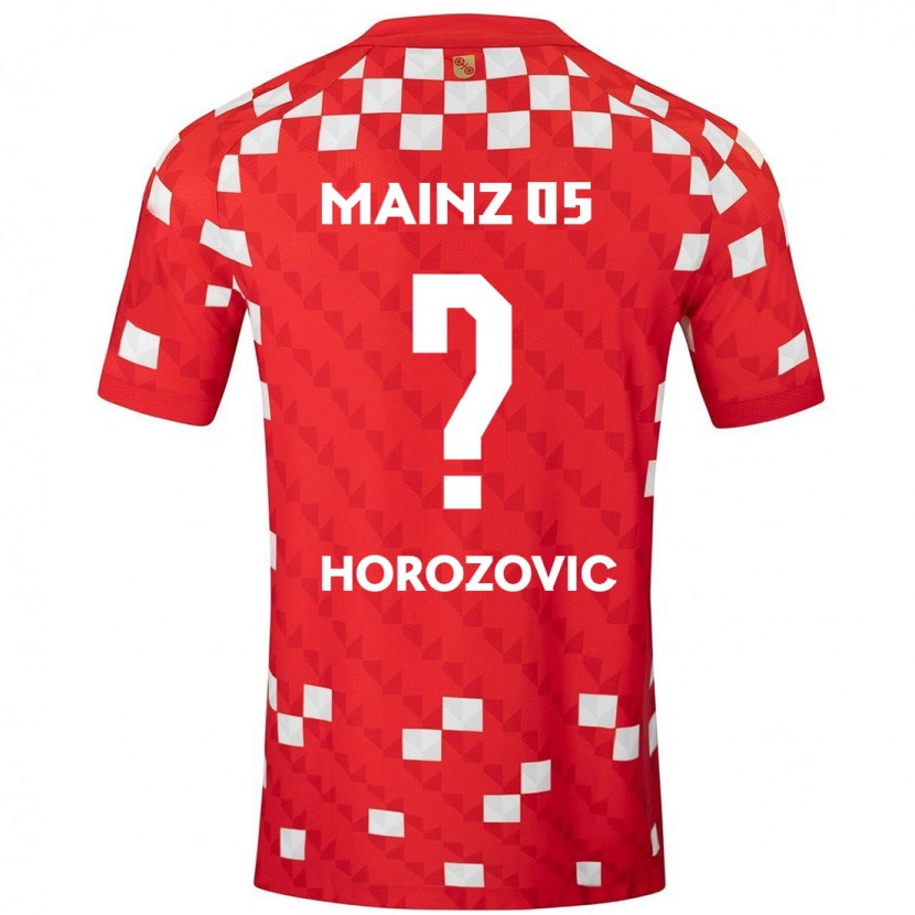 Danxen Dzieci Sean Horozovic #0 Biały Czerwony Domowa Koszulka 2024/25 Koszulki Klubowe