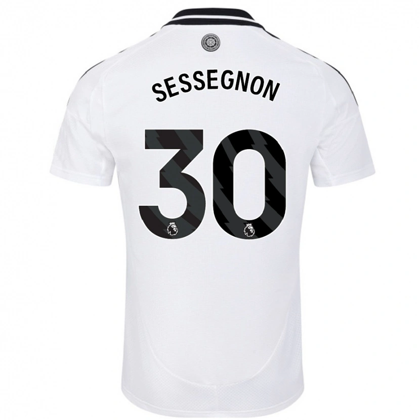 Danxen Dzieci Ryan Sessegnon #30 Biały Domowa Koszulka 2024/25 Koszulki Klubowe