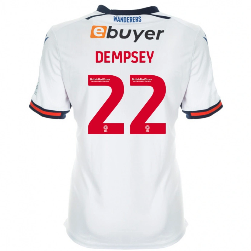 Danxen Dzieci Kyle Dempsey #22 Biały Domowa Koszulka 2024/25 Koszulki Klubowe