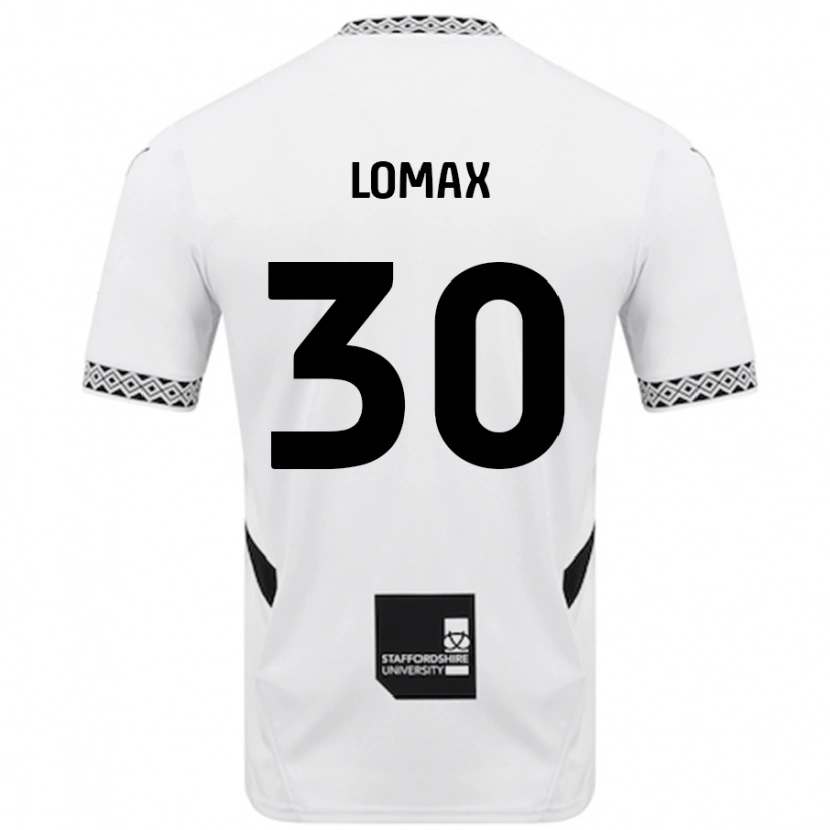 Danxen Dzieci Ben Lomax #30 Biały Domowa Koszulka 2024/25 Koszulki Klubowe