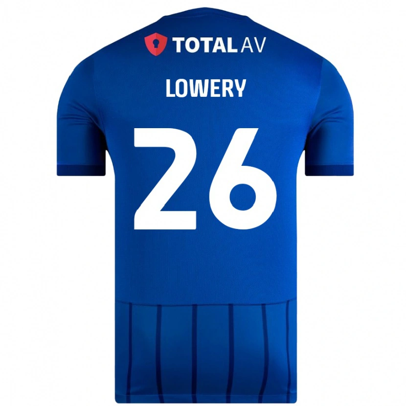 Danxen Dzieci Tom Lowery #26 Niebieski Domowa Koszulka 2024/25 Koszulki Klubowe