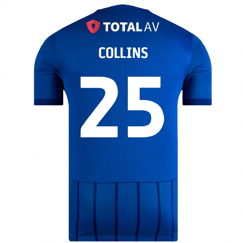 Danxen Dzieci Izzy Collins #25 Niebieski Domowa Koszulka 2024/25 Koszulki Klubowe