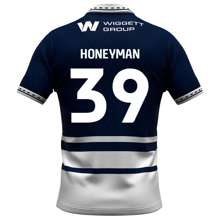 Danxen Dzieci George Honeyman #39 Granatowy Biały Domowa Koszulka 2024/25 Koszulki Klubowe