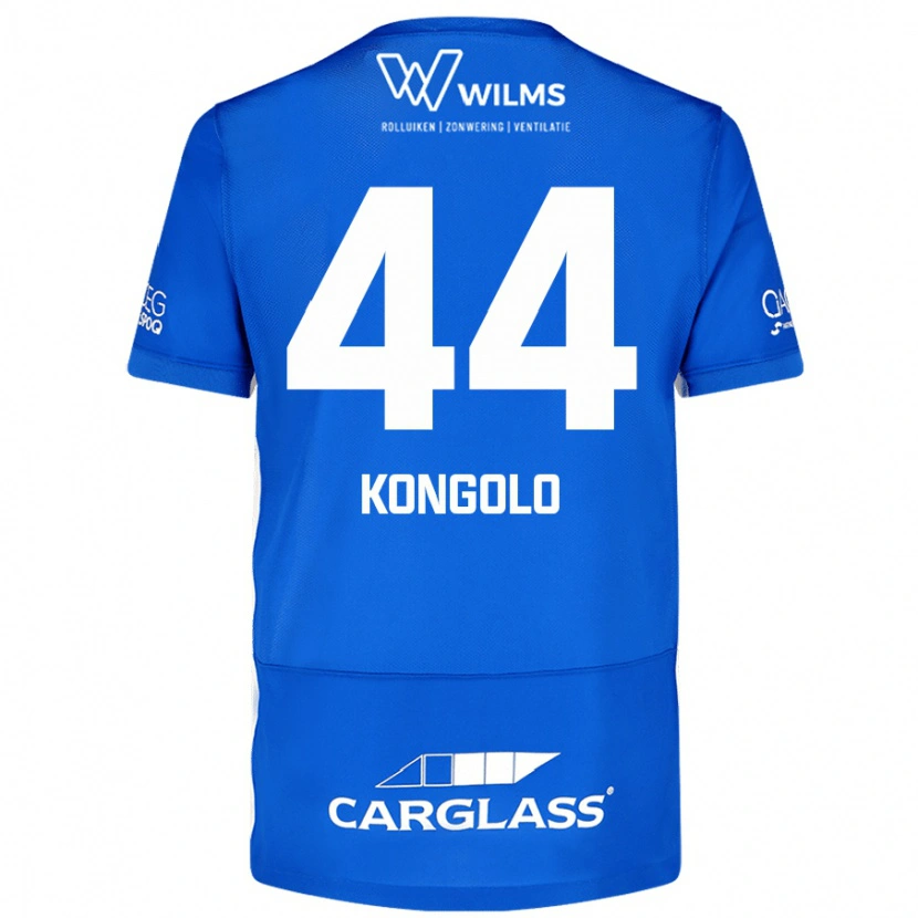 Danxen Dzieci Josue Kongolo #44 Niebieski Domowa Koszulka 2024/25 Koszulki Klubowe