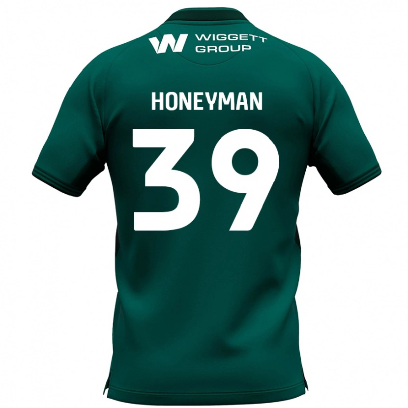 Danxen Dzieci George Honeyman #39 Zielony Wyjazdowa Koszulka 2024/25 Koszulki Klubowe