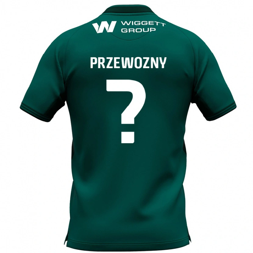 Danxen Dzieci Jakub Przewozny #0 Zielony Wyjazdowa Koszulka 2024/25 Koszulki Klubowe