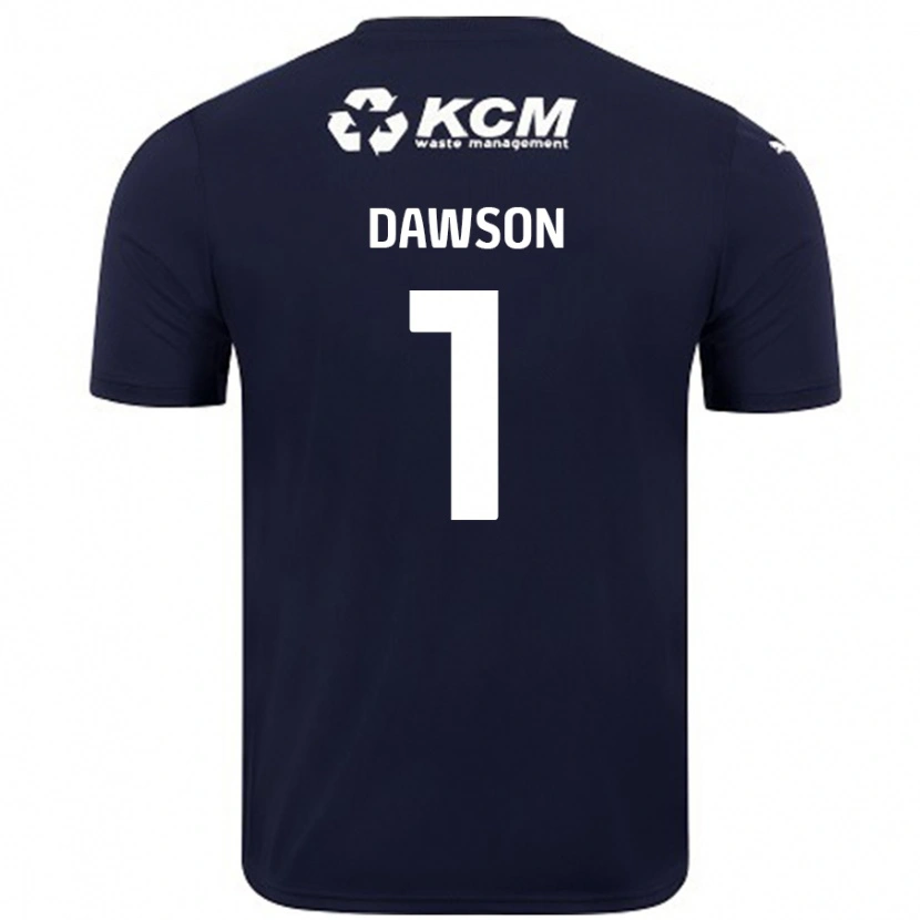 Danxen Dzieci Cameron Dawson #1 Granatowy Wyjazdowa Koszulka 2024/25 Koszulki Klubowe