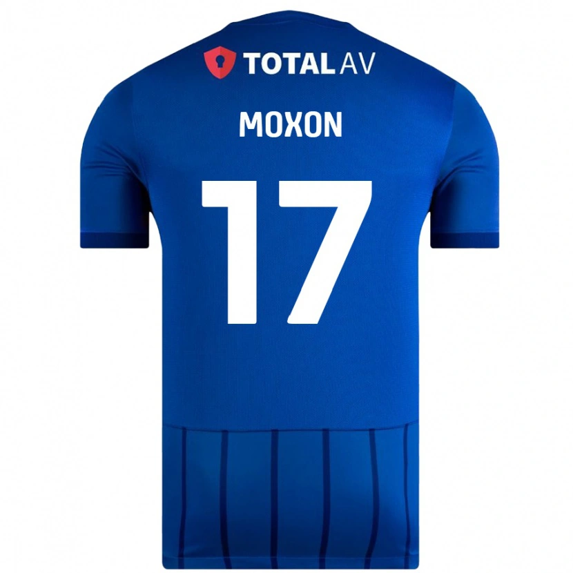 Danxen Męski Owen Moxon #17 Niebieski Domowa Koszulka 2024/25 Koszulki Klubowe