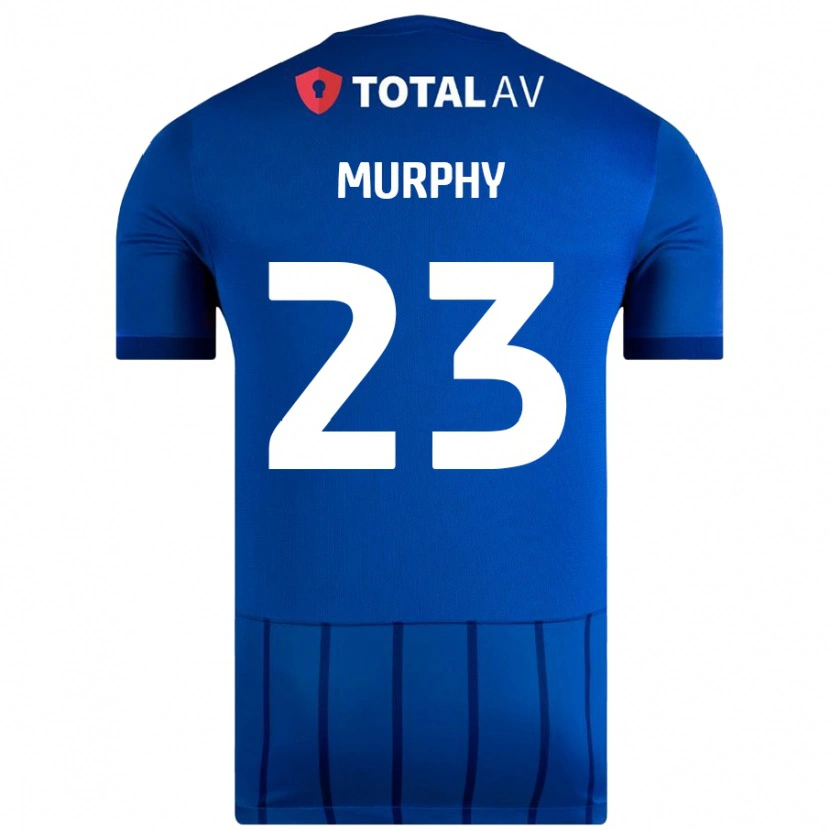 Danxen Męski Josh Murphy #23 Niebieski Domowa Koszulka 2024/25 Koszulki Klubowe