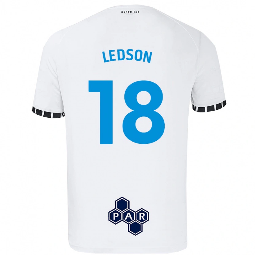 Danxen Męski Ryan Ledson #18 Biały Domowa Koszulka 2024/25 Koszulki Klubowe